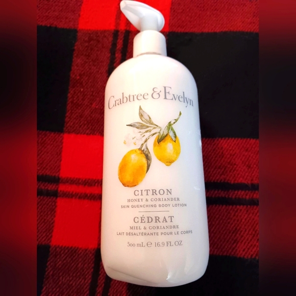 Crabtree & Evelyn Lemon &  Honey & Coriander Skin Quenching Body Lotion - Picture 1 of 1